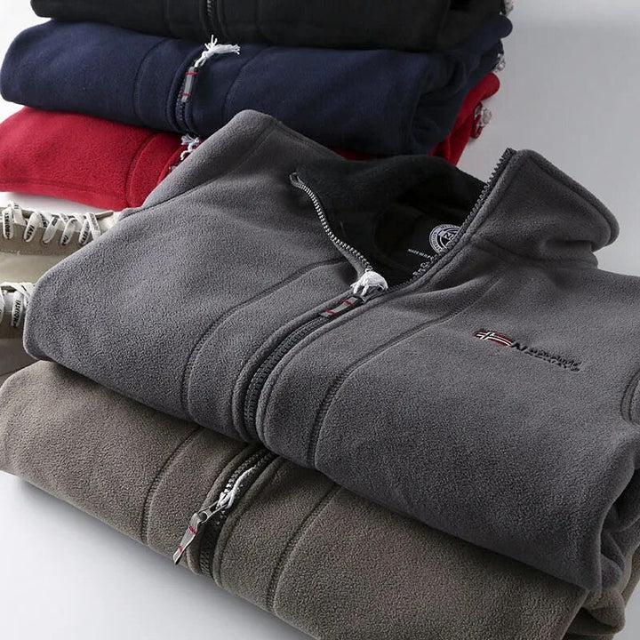 Veste d'hiver en polaire norvégienne pour hommes