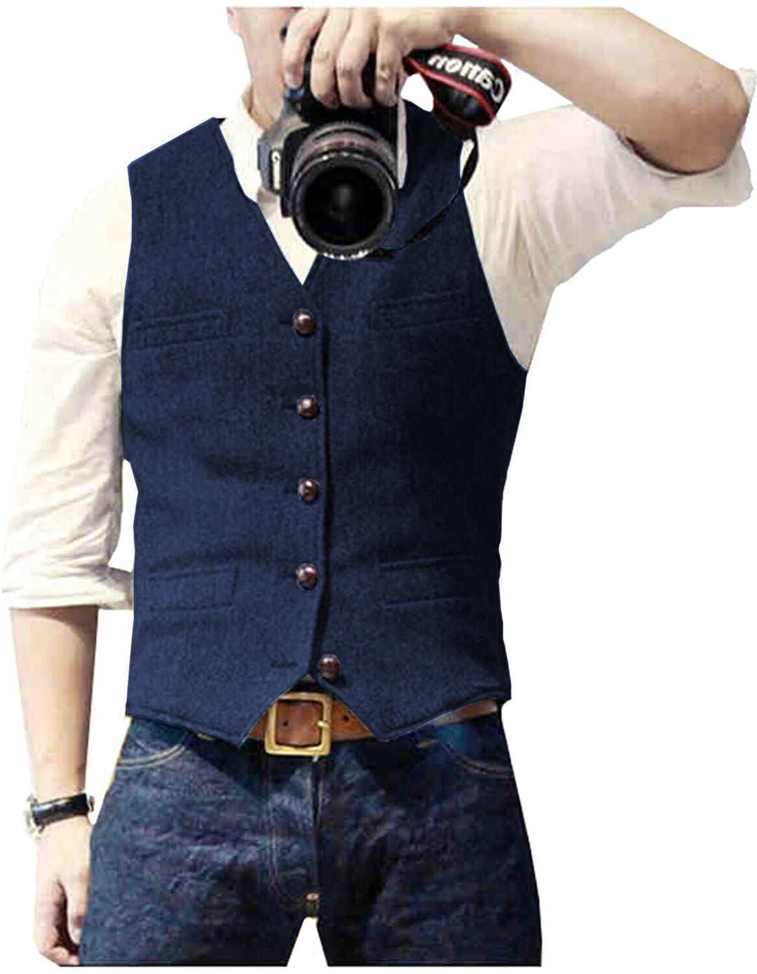 Heidi-Mode Gilet élégant pour hommes