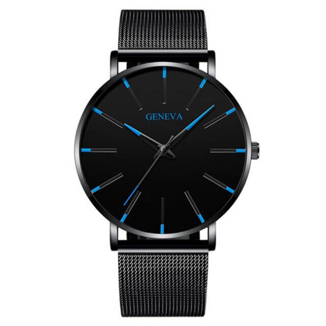 Montre d'affaires ultrafine pour hommes