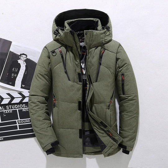 Parka d'hiver pour hommes en duvet
